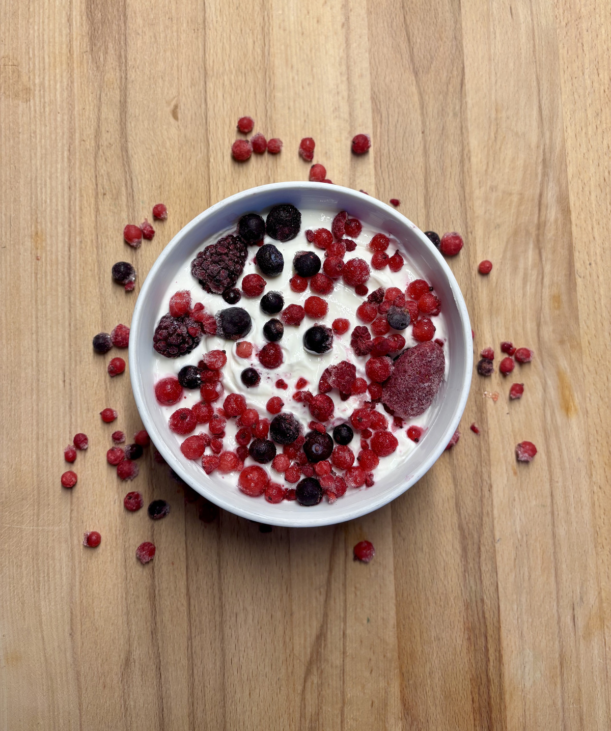 Magerquark-Beeren-Creme